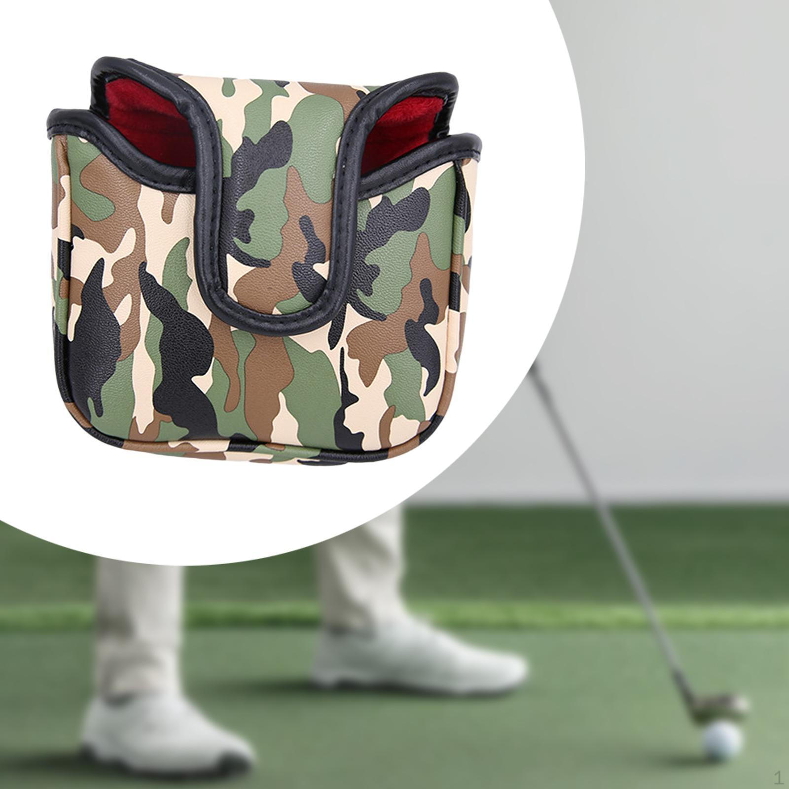

Golf Putter Cover Men Women Sleeve Portable Waterproof Multiuse Mallet Head
