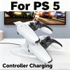 For PS5 Controller Charging Station with Indicator Light Fast Dual Charging Dock Overcharge Protection Game Accessories