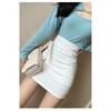 Black Elastic Skirt Women's Short Skirt High Waist Tight Hip Short Ol Professional One-step Skirt