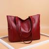Women's Large Capacity Convertible Shoulder Bag and Handbag, Synthetic Leather with Zipper, Suitable for Daily Commuting, Shoppi