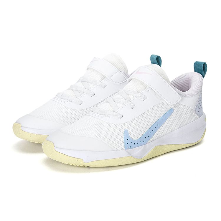 Nike Omni Multi-Court PS Citronový Odstín Kobaltová Blaženost Dětské Tenisky Žlutá Vrcholově Bílá Minerální Teal DM9026-101