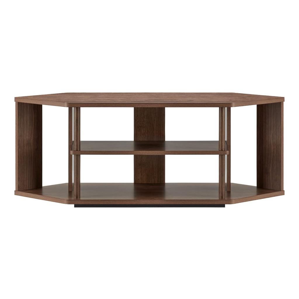 Asahi Wood Processing TV Stand Corner Rack Atra 43 Type Width 100cm Brown Support Wooden Vertical Storage Corner Compatible AMA-4010CR-DB