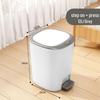 Extra-Large Odor-Proof Foot Pedal Trash Can 2025 - Perfect for Bathroom, Kitchen, Bedroom, or Living Room