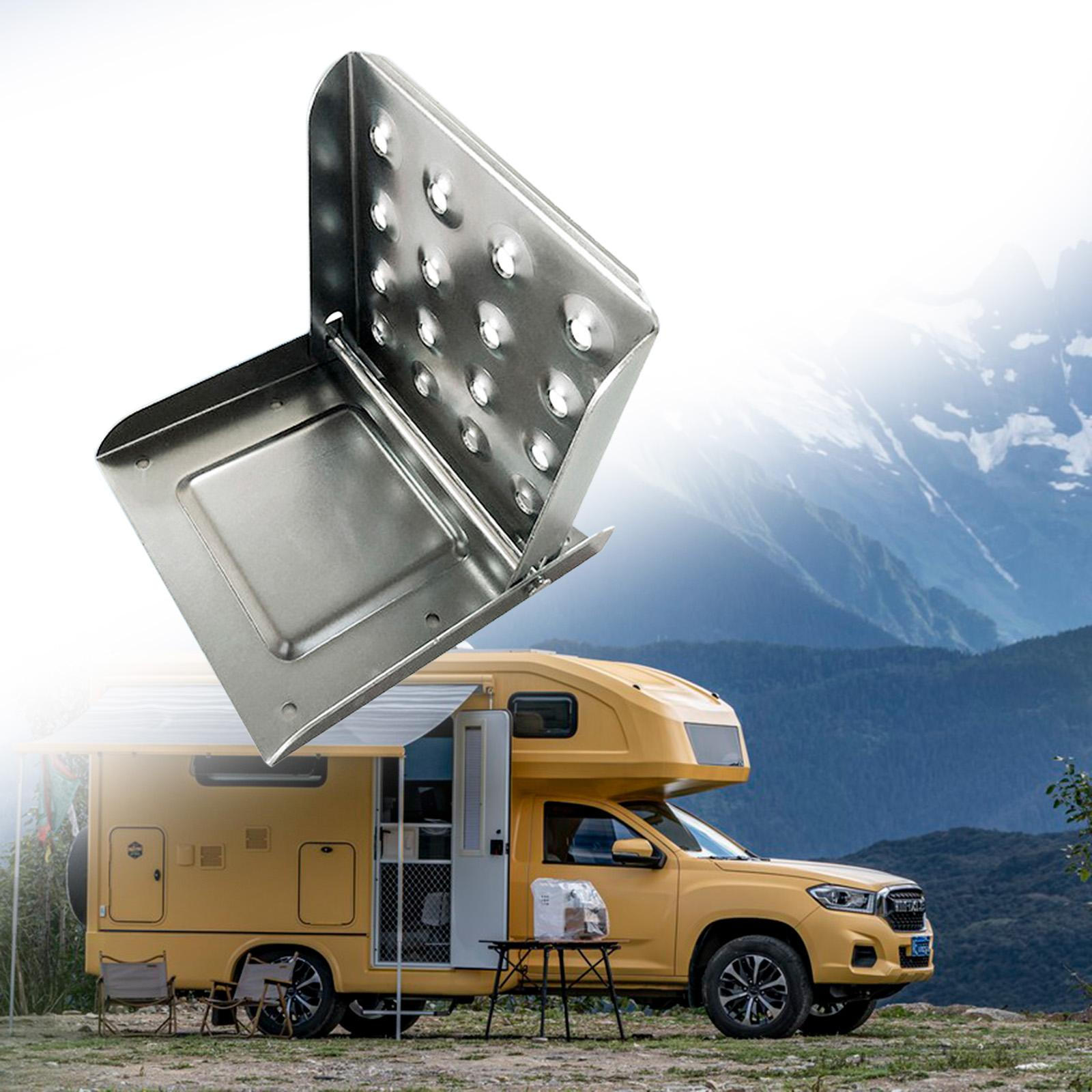

Folding Step Stair Foldable Space Saving Heavy Duty Universal Anti Slip Pedal for Trailer