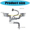 F26C Not Clog Corrosion Proof Sink Drainage Solution Universal Installation