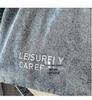 2025 Large Capacity Retro Denim Crossbody Bag with Letter Print - Korean Style for Women