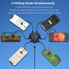 Cellphone Screen Auto Clicker Adjustable Speed Automatic Tapper Physical Simulation Finger Click Device for Games Live Broadcast