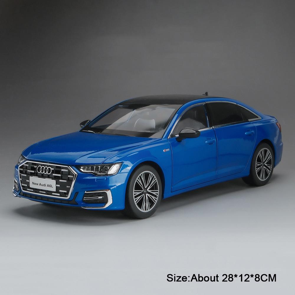 

1:18 Scale A6L Accord Model Car Toy Alloy Body Strong Durable Vehicle Shock Absorption Doors Opened Miniature Models Kids Toys