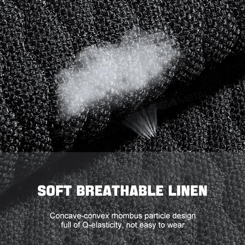 SEAMETAL Car Seat Covers Linen Fabric Auto Seats Cushion Protector Universal for 5-seats Vehicle Front Rear Seat Mats Accessory