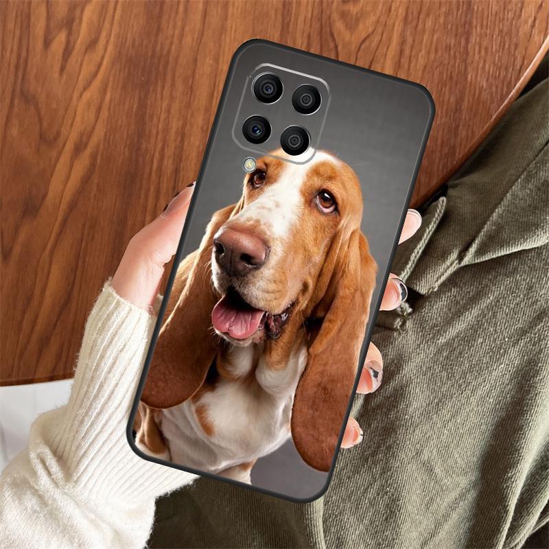 Basset Hound Dog Case For Samsung Galaxy M11 M21 M31 M35 M12 M13 M14 M15 M16 M36 M56 M53 M32 M52 M55 M34 M54