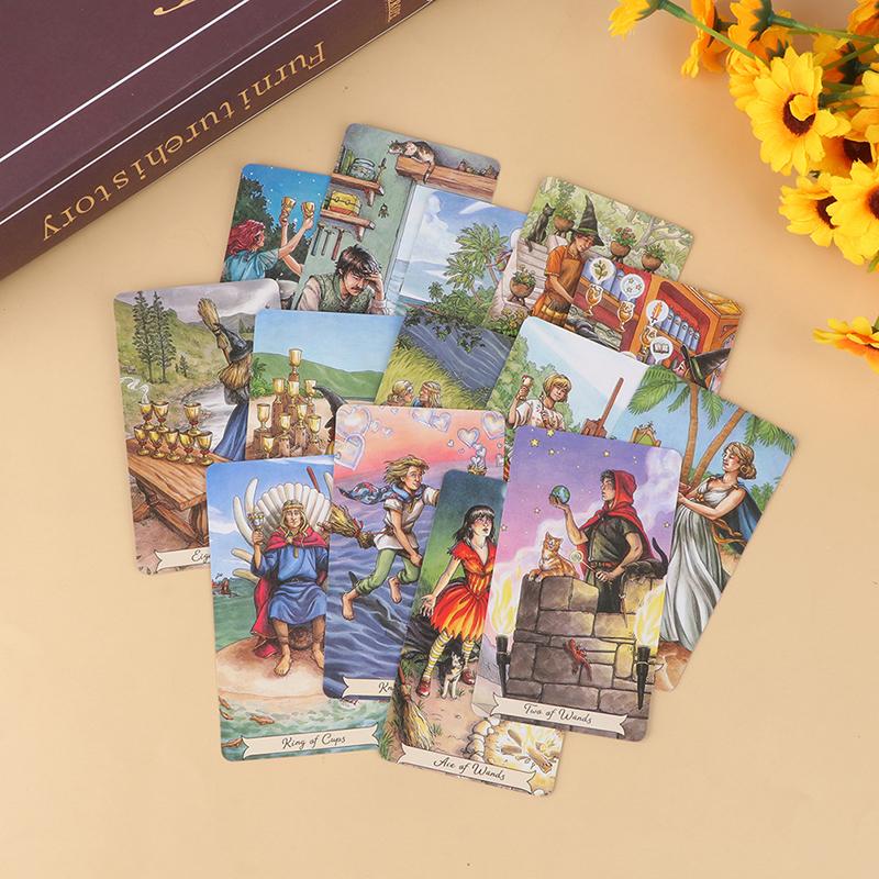 Tarotové karty Tarotová kniha v angličtině Everyday Witch Tarot Cards Tools