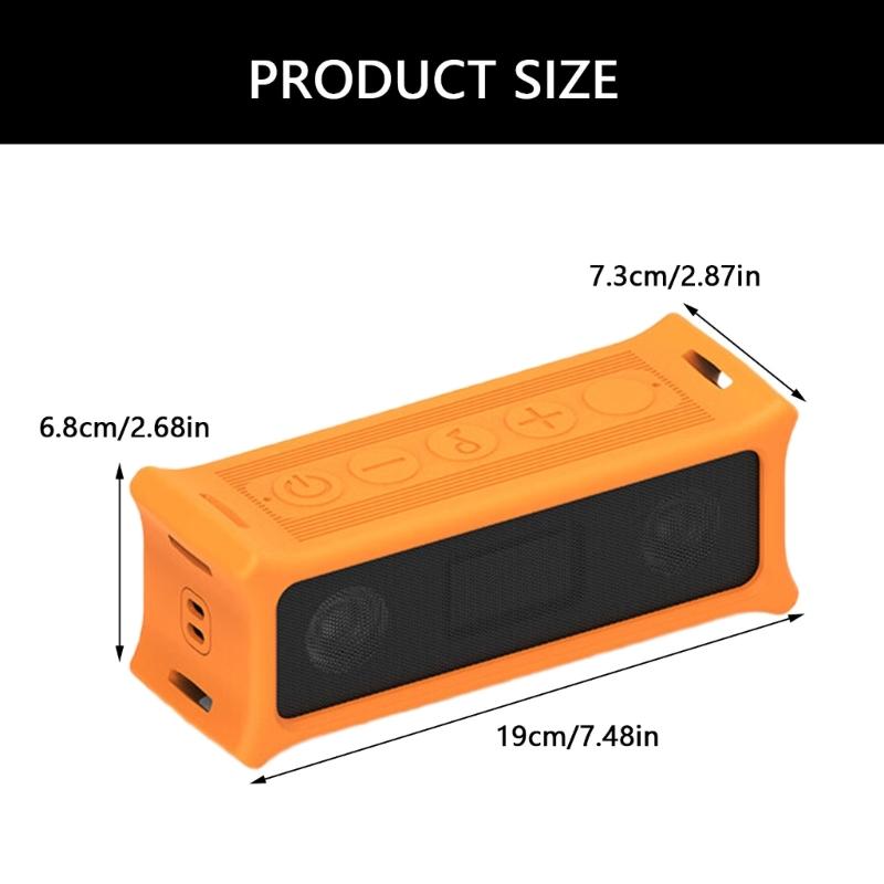 NonSlip Silicone Speaker Case With Shockproof Protections Lightweight Design For  Portable Speakers Holder