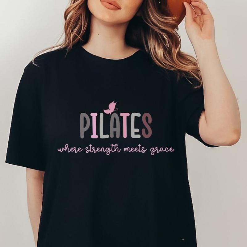 Aesthetic Pilates Motivation Sweatshirt For Yoga Lover Pilates Life Yoga Lovers Plates Teacher Ladies Gifts Exercise Tshirt