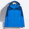 Herren Dreifach-Atmungsaktive Winddichte Warme Bergsteigerjacke