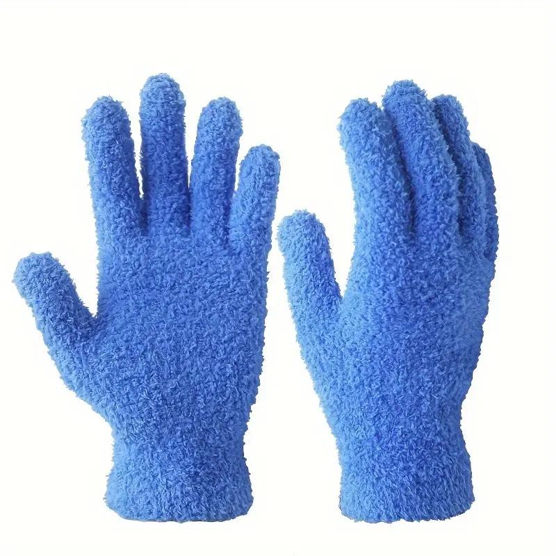 Microfiber Dusting Gloves for Efficient Cleaning - Ideal for Plants, Blinds & Hard-to-Reach Areas