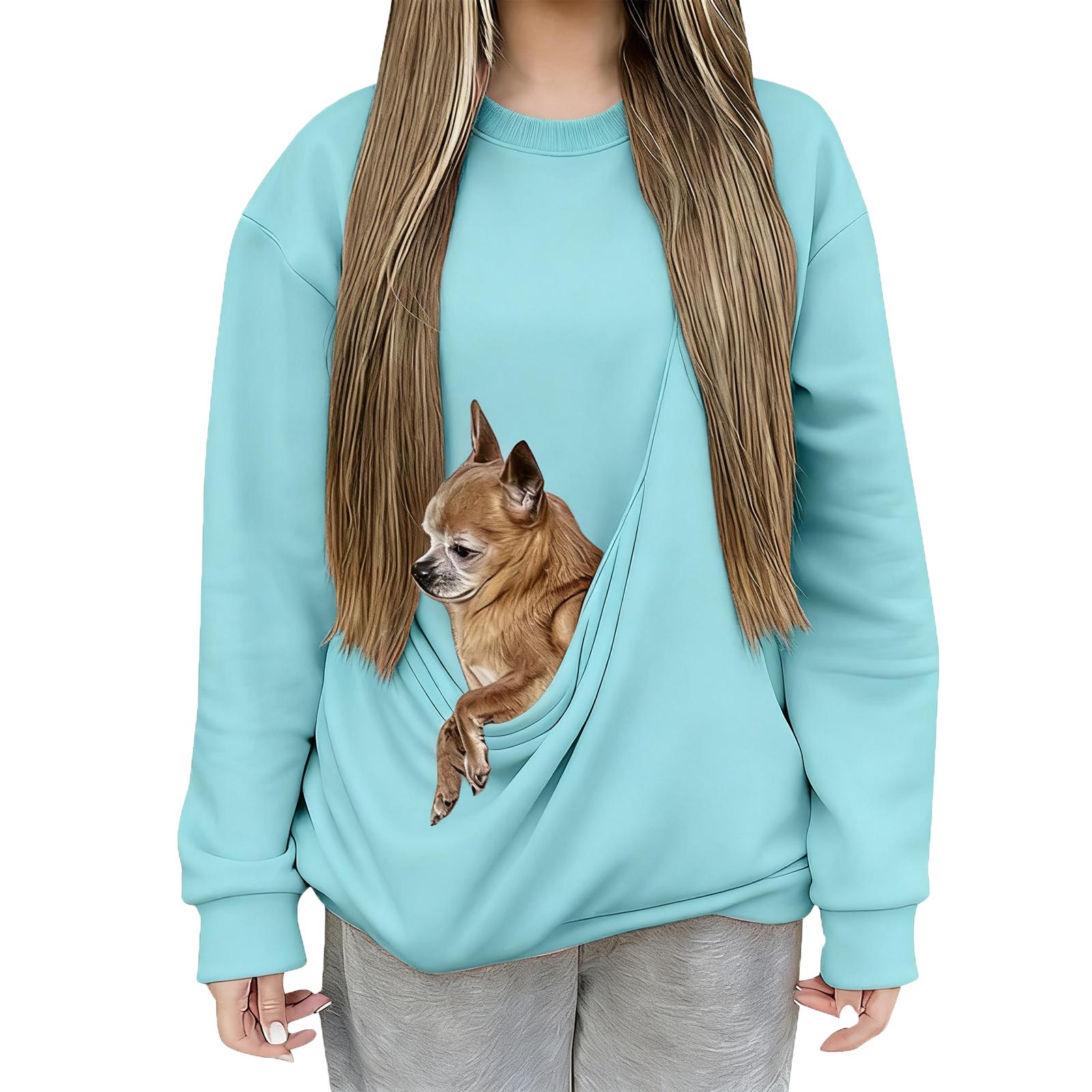 

Женский модный однотонный повседневный пуловер с длинным рукавом S