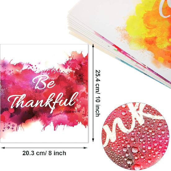 Outus 9 Pcs Watercolor pirational Wall Art Prints Unframed Abstract Art Wall Poster Motivational Posters for Office Classroom Home Bedroom