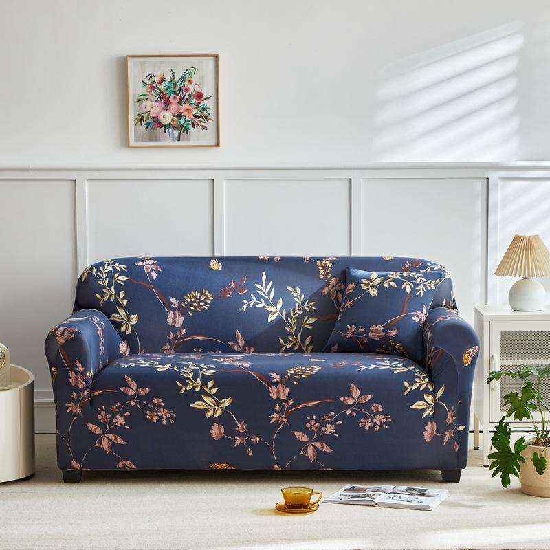 Anti Slip and Dust Proof Fabric Sofa Cover Cloth Ins Wind Elastic Sofa Cover Sofa Towel All Inclusive for All Seasons