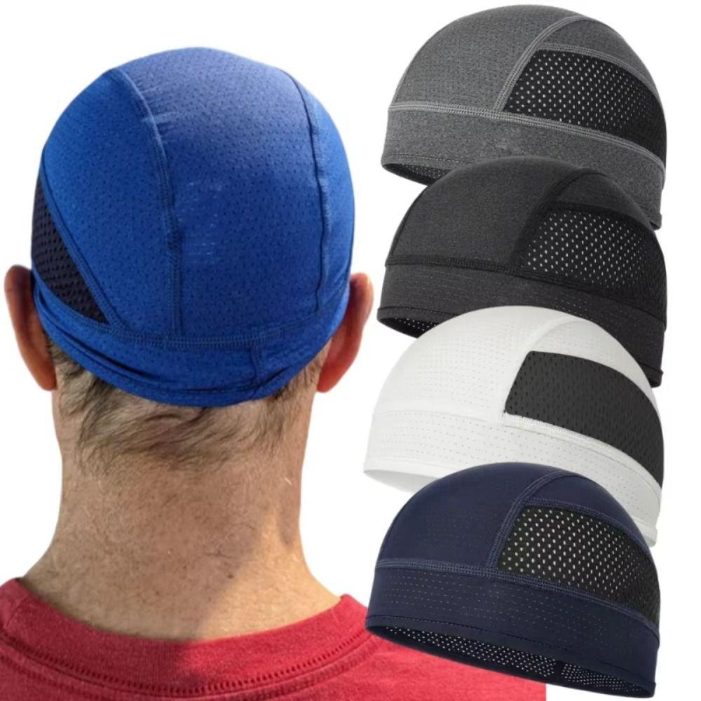 Quick Dry Helmet Inner Cap Sun Protection Running Sports Hat Lightweight Cycling Caps Motorcycle