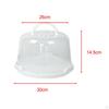 10 inch Cake Carrier with Foldable Handle Portable Box Muffin Tart Cookie Dessert Keeper