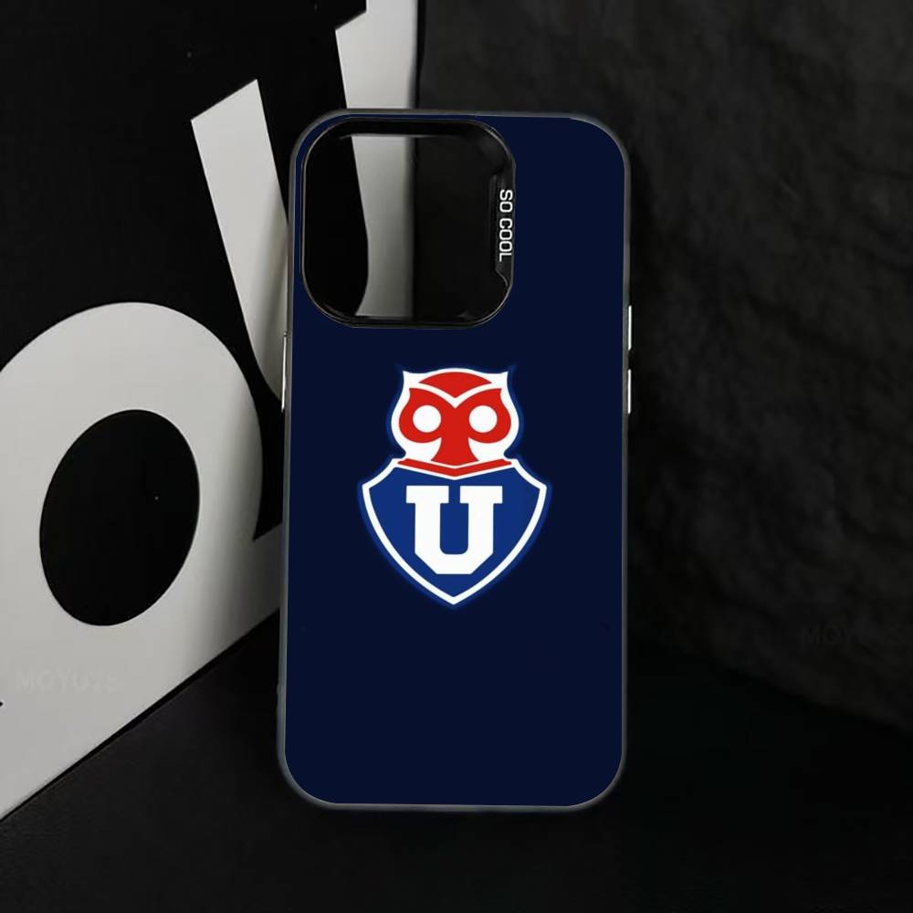 U de Chile Phone Case For iPhone 17,16,15,14,13,12,11 Plus,Pro Max,XS,Colorful Silver Phone case Funda Cover