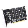 M.2 X16 to 4X NVME PCIE4.0 X16 to 4xNVME for Card PCIE VROC Card for M.2X16 M2X16 4X NVME