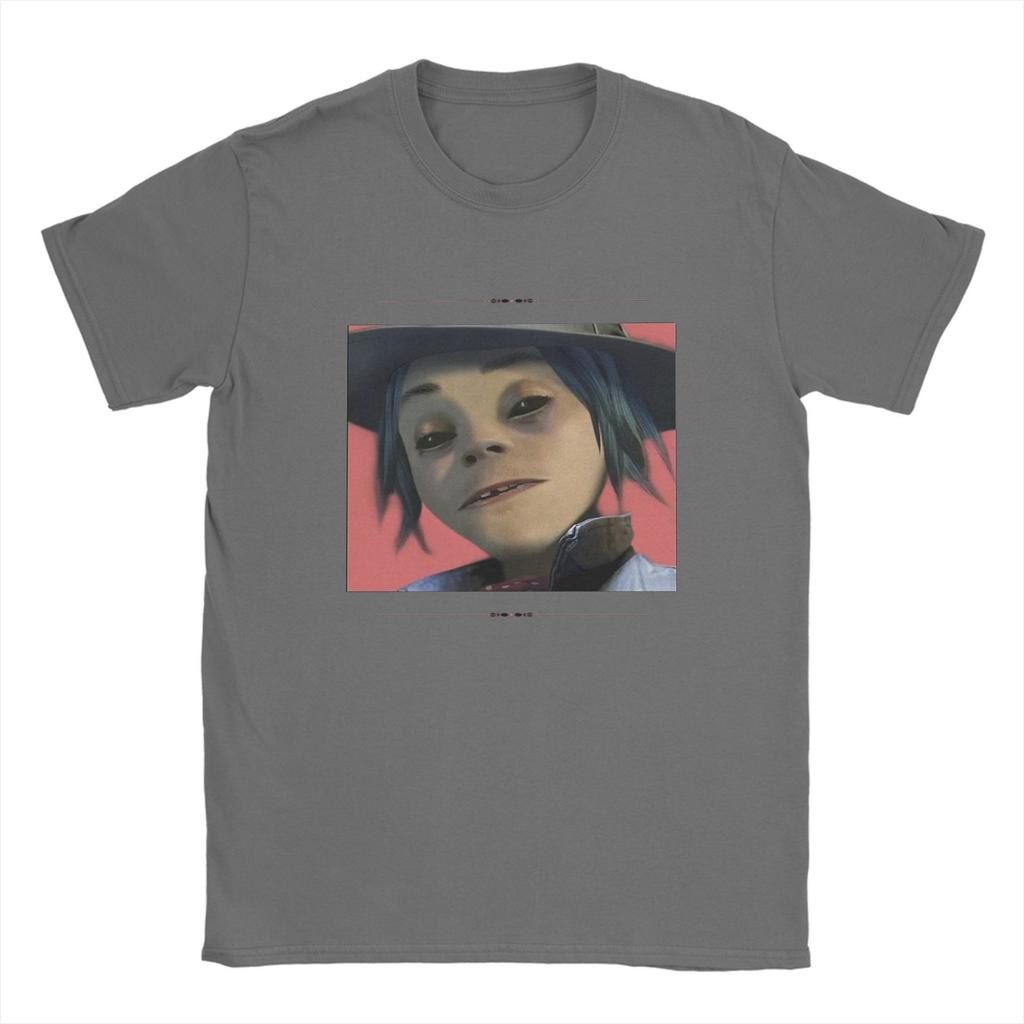 Noodle aus dem Gorillaz-Album T-Shirt für Paare Sommer Y2K Lustige T-Shirts Atmungsaktive Trend-Tees Übergroße Freizeitkleidung