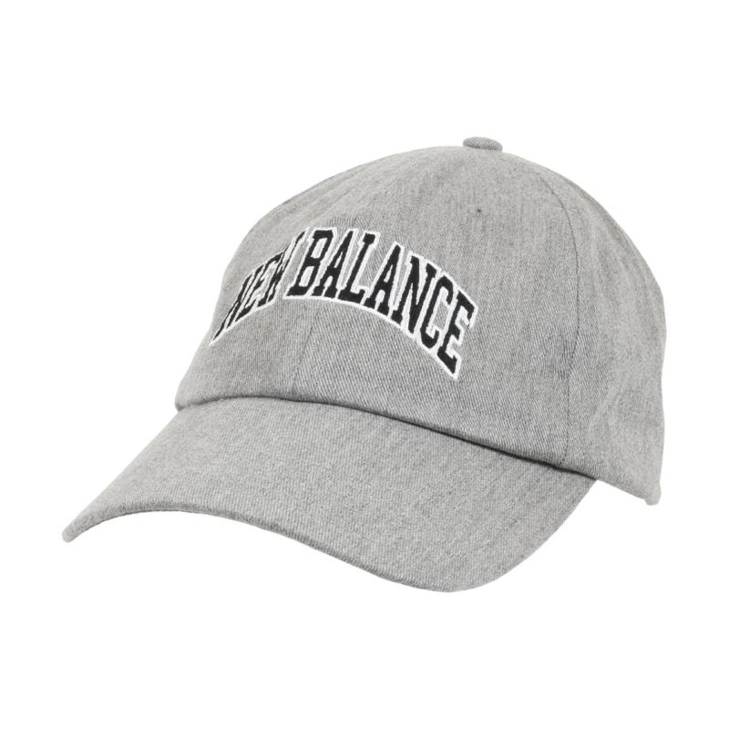 

New Balance Хлопковые бейсболки унисекс серые New Balance LAH03010AG серый