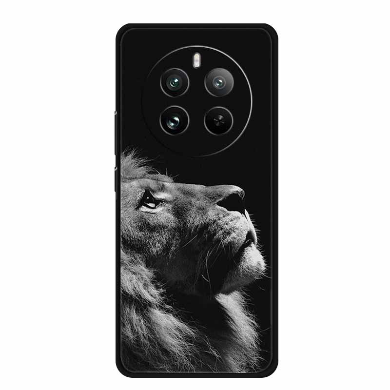 For Realme 12 4G 5G Case 12 Pro + Wolf Lion Silicone Cover For Oppo Realme 12 5G Phone Cases Soft TPU Fundas For Realme 12 Plus