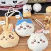 Portemonnee jiyi Cartoon Pluche Hoofdtelefoon Tas Hachiware Usagi Tas Hanger Hoge Waarde Cartoon Kleine Opbergtas Cadeau voor Vriend