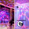 5V USB Powered RGB LED Stage Disco DJ Light Magic Dance Projector Atmosphere ShowLamp for Car Christmas Gift KTV Party Club