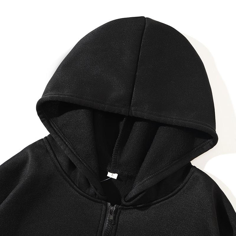 Spider Web Print Y2K Zipper Sweatshirt Streetwear Vintage Autumn Unisex Zip-up Hoodie Harajuku Fashion Spider Graphic Zip Hoody