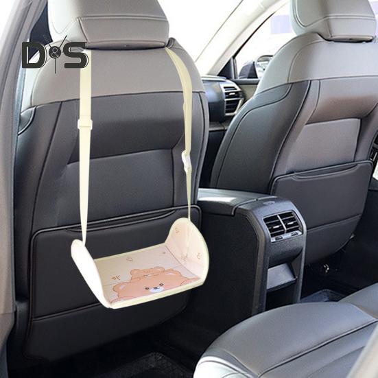 Flugzeug-Fußhängematte, Cartoon-Muster, ergonomisches Design, verstellbar, einfache Installation, Fußstütze, Hängematte, Reiseutensilien