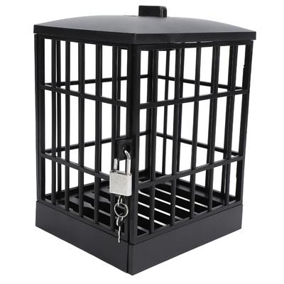 Lockable Design Cell Phone Jail Key Lock Black Grey Mobile Phone Prison Time Management All Black Smartphone Storage Cage