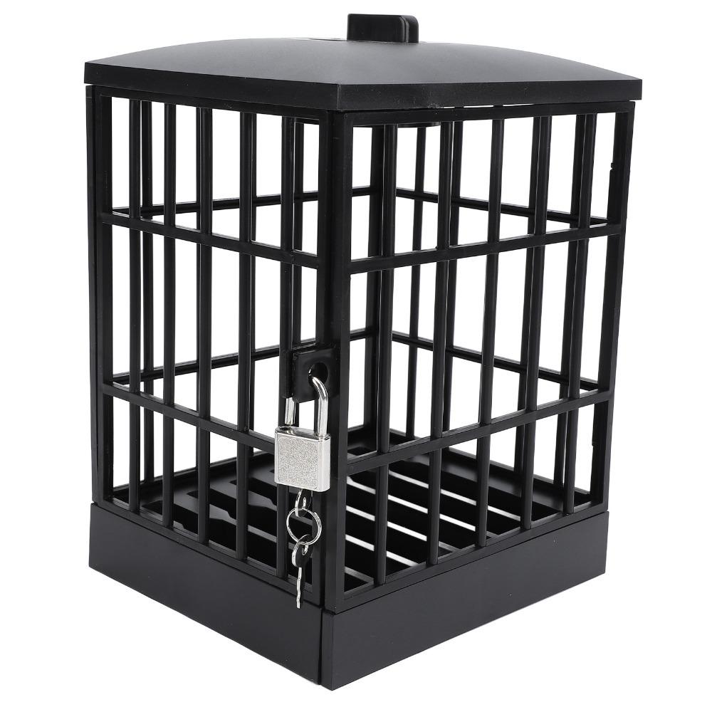 

Lockable Design Cell Phone Jail Key Lock Black Grey Mobile Phone Prison Time Management All Black Phone Lock Box Classroom чёрный