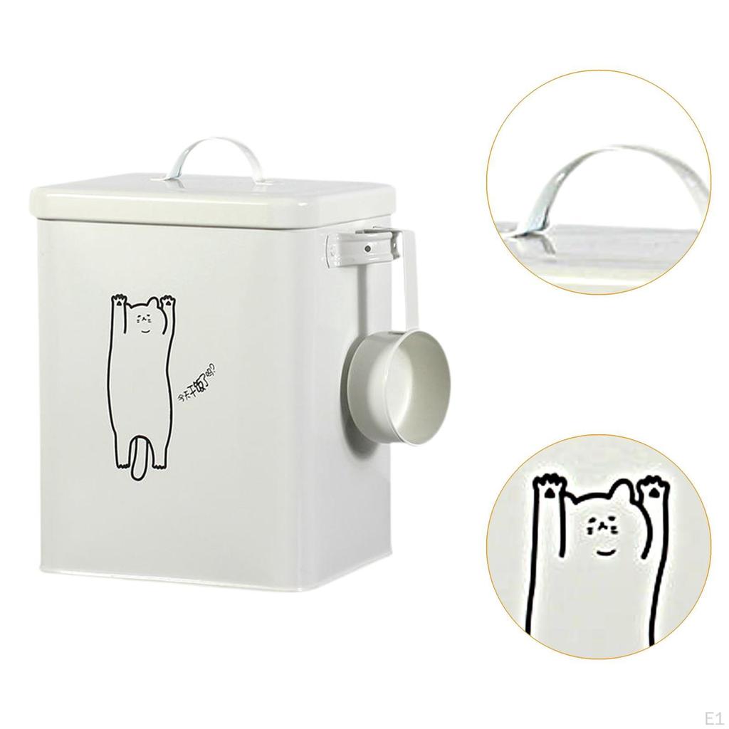 Airtight Container for Cat Food Storage And Organization