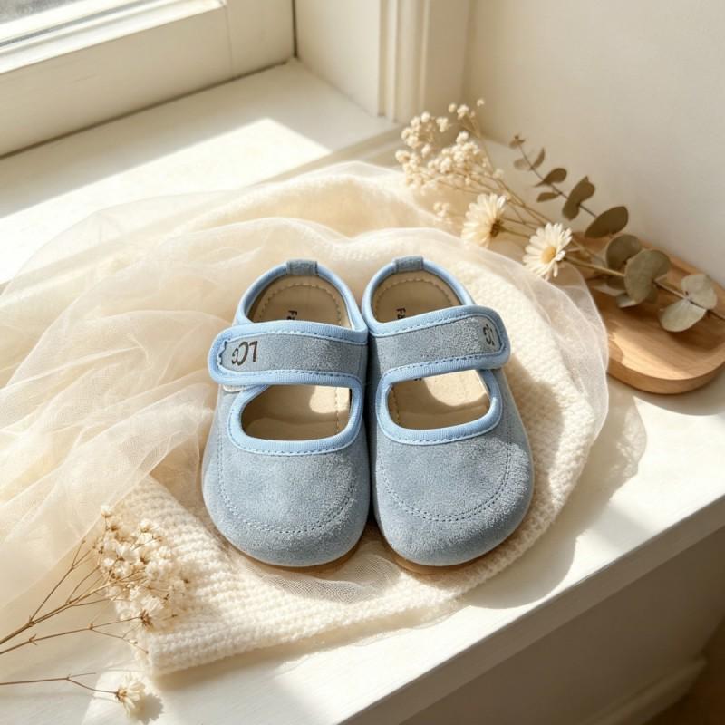 Youth Style Shoes Soft Sole Mary Jane Shoes Toddler Girls Anti-Slip First Walkers Kids Flat