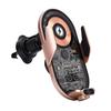 Wireless Charging Car Holder Magnet Phone Mount Vehicle Bracket 66W Transparent Gold