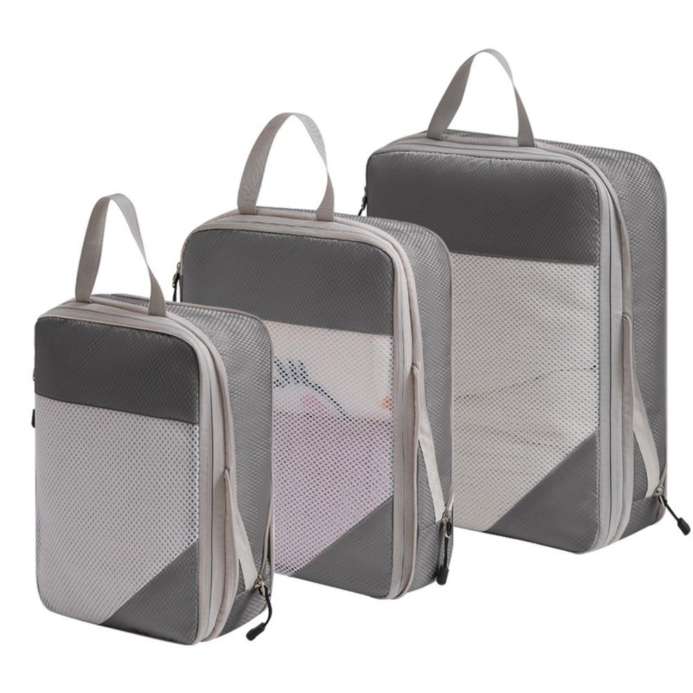 3pcs Multifunctional Travel Compression Bags Extensible Luggage Organizer  Travel Essentials