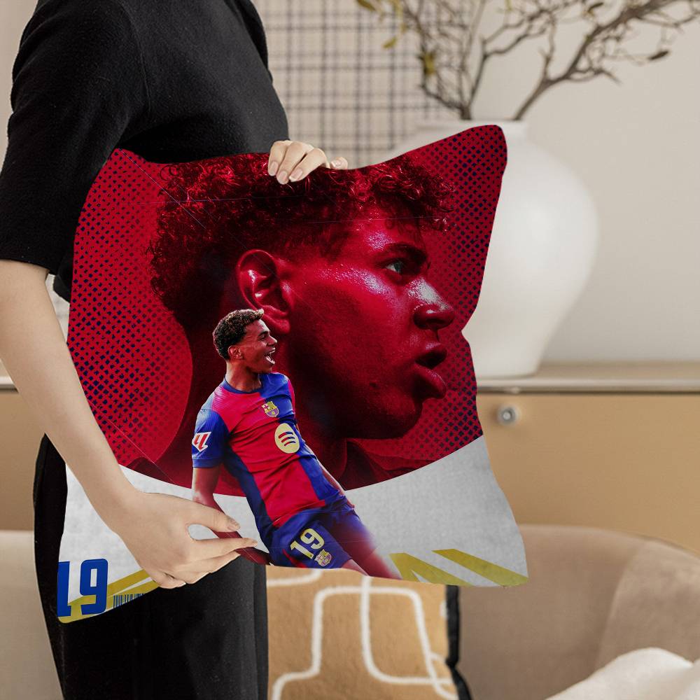 Popular Football Stars L-Lamine Y-Yamal Pillow Cover Design Cushion Cover Decor Holiday Decorati
