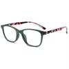 Portable New Fashion Vision Care Antifatigue +100~+400 Diopter Anti-Blue Light Reading Glasses Foldable Present Glasses box