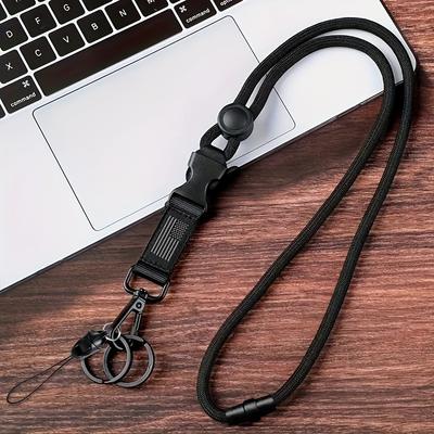 Lanyard Featuring A Cool Flag, Suitable for Both Men and Women, Equipped with A Safety Breakaway Buckle and A Thickened Metal Hook
