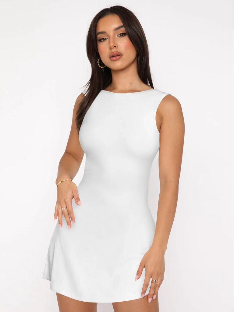 European & American Cross-border Backless Bodycon Dress