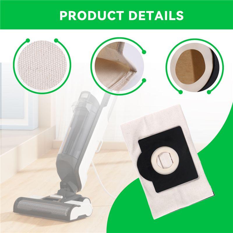 A84X-Universal Vacuum Cleaner Bags Washable Dust Bag For Rowenta ZR814 Karcher HR6675