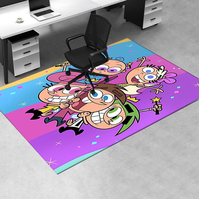 The Fairly Oddparents Office Carpet Soft Polyester Entrance Carpet Washable Non slip Machine Washabl