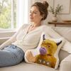 Cow-shaped abstract throw pillow 40cm