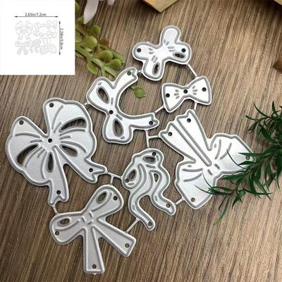 Bow Metal Cutting Dies Set – Decorative Steel Stencils for Scrapbooking, Card Making & Embossing Paper Crafts