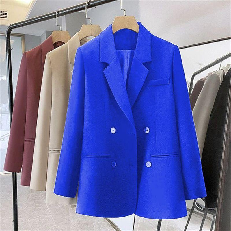 Hochwertiger Damen Blazer Frühling Herbst Koreanisch Locker Lässig Temperament Anzug Oberbekleidung Elegant Täglich Lässig Pendler Jacke