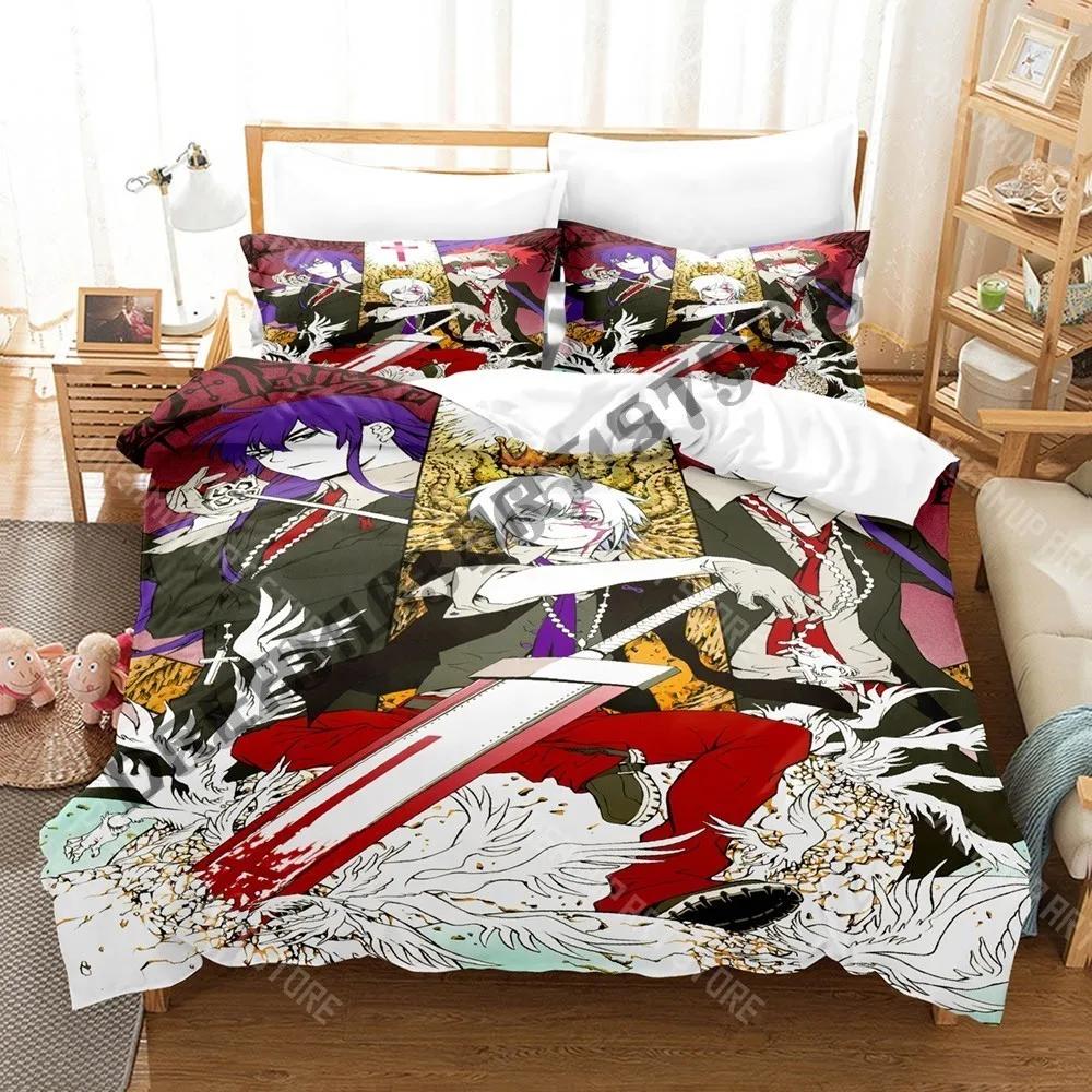3D Print D Gray Man Bedding Set Single Twin Full Queen King Size Bed Set Adult Kid Bedroom Duvetcover Sets Anime Bed Sheet
