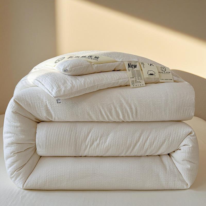 2025 Thickened Winter Cotton Quilt Comforter - Warm & Cozy Bedding for Dorms and Students, Perfect for Spring and Autumn